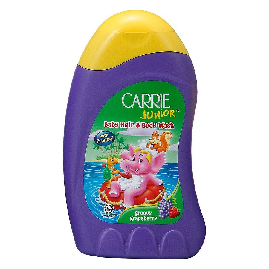 Sữa Tắm Gội Toàn Thân Carrie Junior Grapeberry 280g (đủ 3 hương)