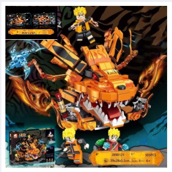 Đồ chơi Lego NARUTO KURAMA 90121 Xếp hình CỬU VĨ NARUTO KURAMA 505 MẢNH