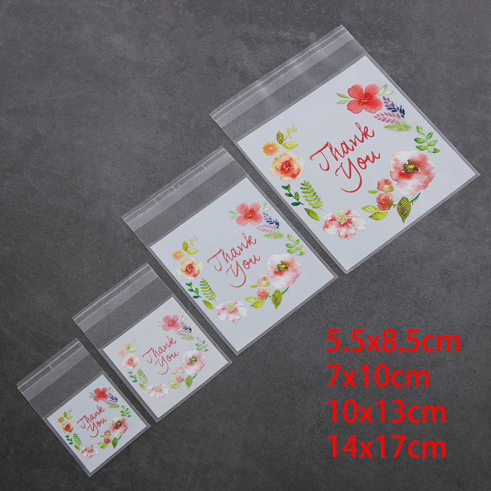 Set 100 Túi Nhựa Đựng Bánh Kẹo Tiện Lợi