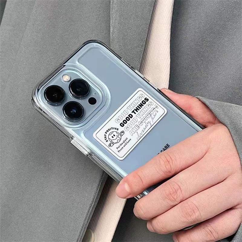 Ốp Điện Thoại TPU Silicon Mềm Trong Suốt Chống Sốc Cho IPhone 14 13 12 11 Pro X XR XS Max 7 8 Plus 6 6S