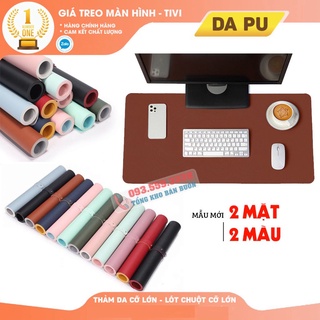 Thảm da trải bàn làm việc Deskpad Cm Lót Chuột Mouse pad bằng da PU - Quà Tặng