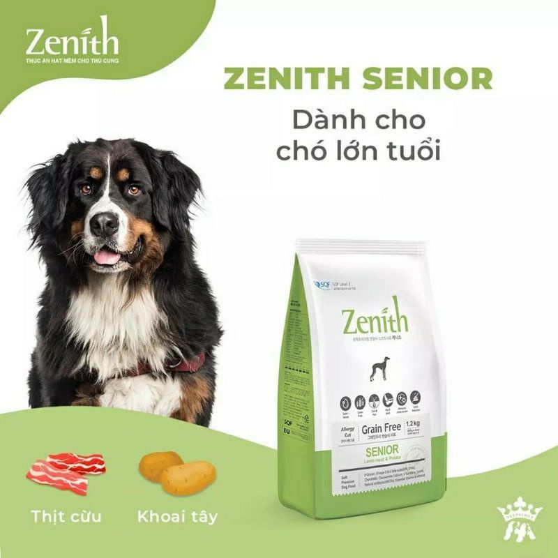 ZENITH CHO CHÓ NHỎ - TRƯỞNG THÀNH BAO BÌ MỚI