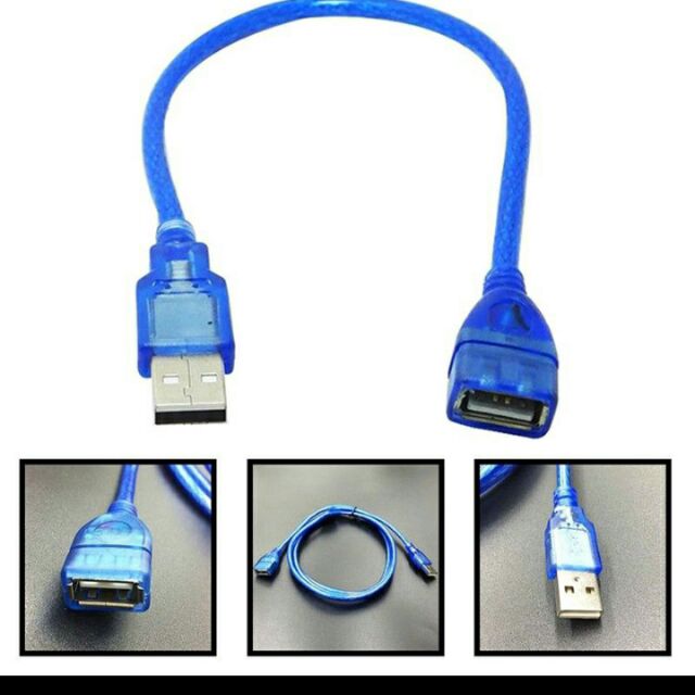 Dây usb 2.0 đầu đực cái(có sẵn hàng)