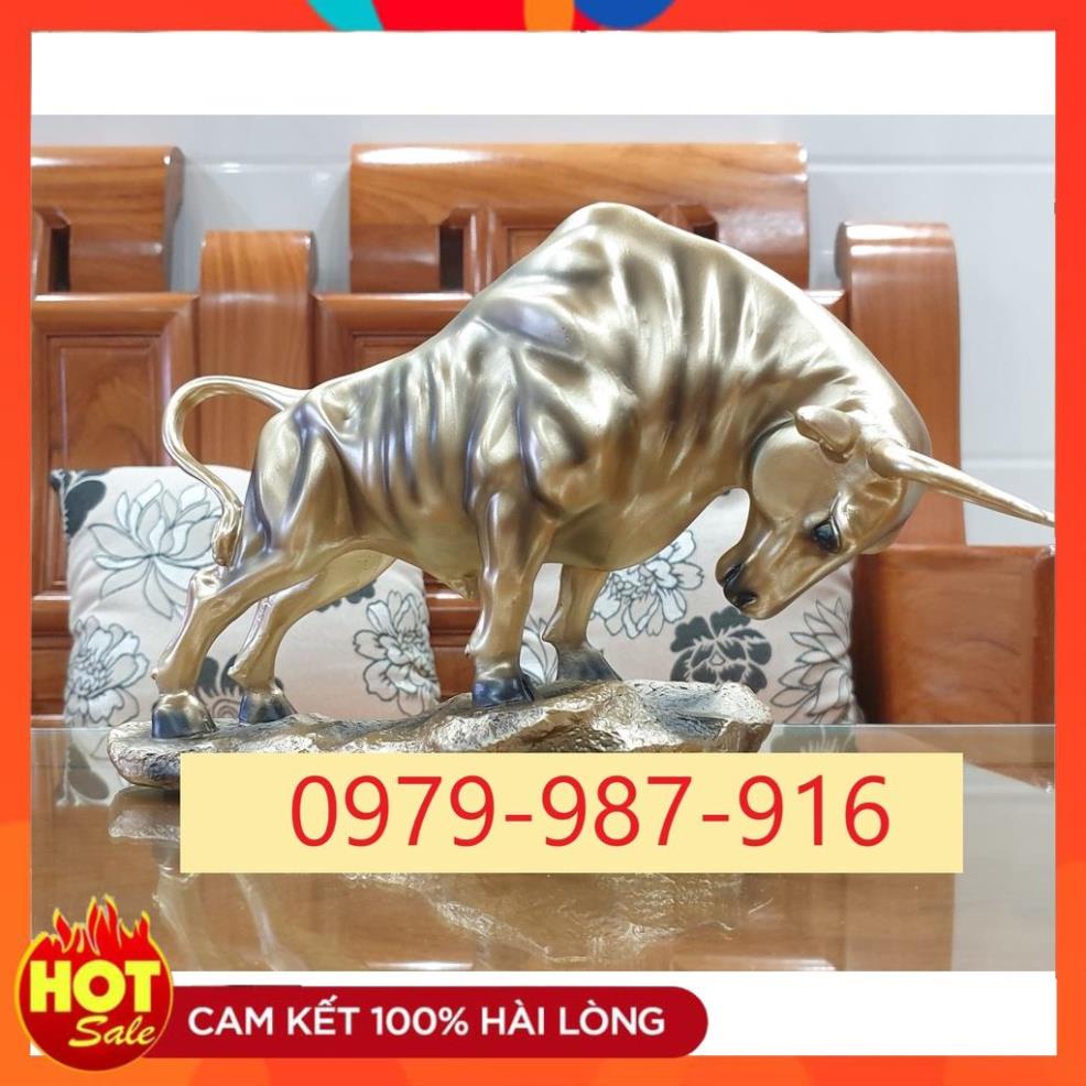 Tượng Bò Tót Phố Wall, Biểu Tượng Phố Wall, Biểu Tượng Chứng Khoán - Chắc chắn, bóng đẹp