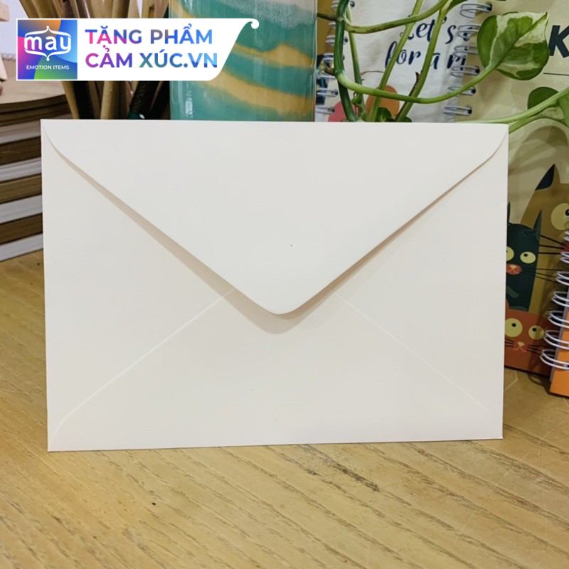 Phong bì giấy thơm 11.5x16cm (Set 10 chiếc) màu pastel