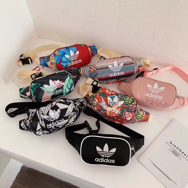 [Mã FASHIONT4WA2 giảm 10K đơn 50K] Túi bao tử Adidas Hoa