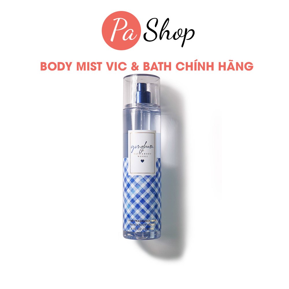 Body mist Gingham xịt thơm toàn thân