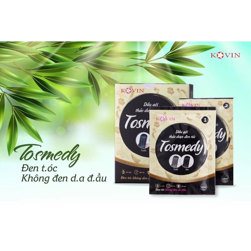 Tosmedy - dầu gội đen tóc thảo dược