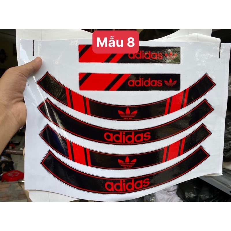 Tem dán vành bản to mẫu mới chống nước cực đẹp