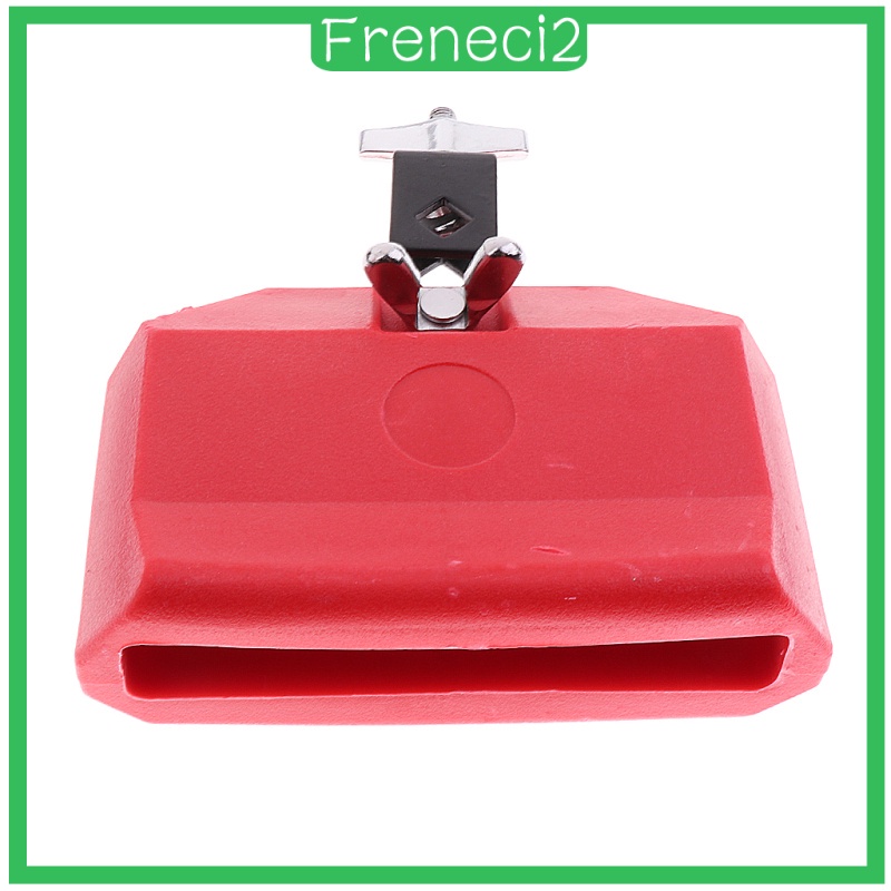 [FRENECI2] High Pitched Cowbell ABS Cow Bell Cattlebell Drum Percussion Red