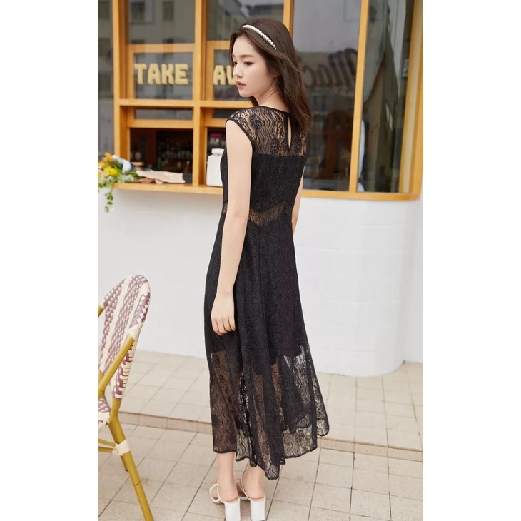 Vero Moda Đầm Ren Không Tay Cổ Chữ V Cho Nữ 32127A002