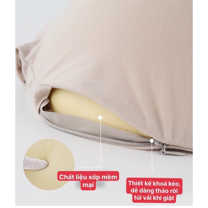 Bụng bầu giả nhồi xốp size 8-9 tháng
