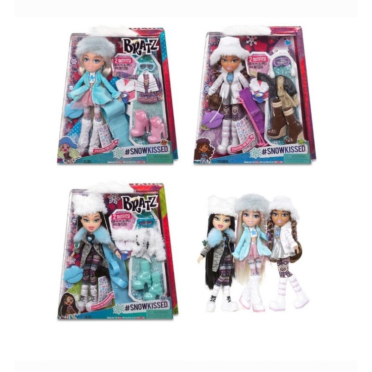 Búp bê Bratz winterkissed jade/yasmin/cloe