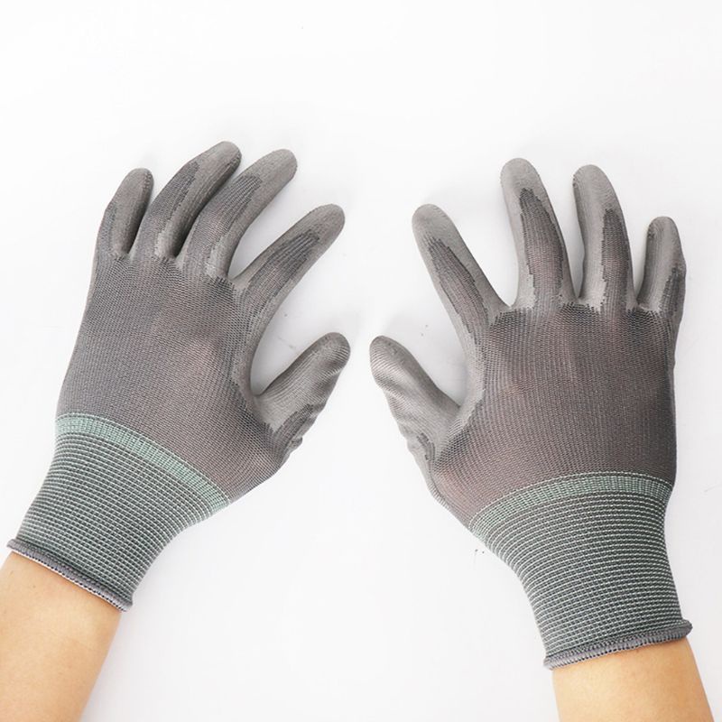 Găng Tay Nylon Mềm Thoáng Khí Chống Trượt Chống Mài Mòn Dùng Trong Xây Dựng