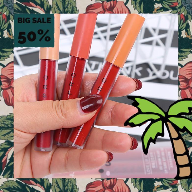 Set Son Kem 3 Cây HUDAPRO LOVE LIP GLAZE Chính Hãng Nội Địa | Thế Giới Skin Care