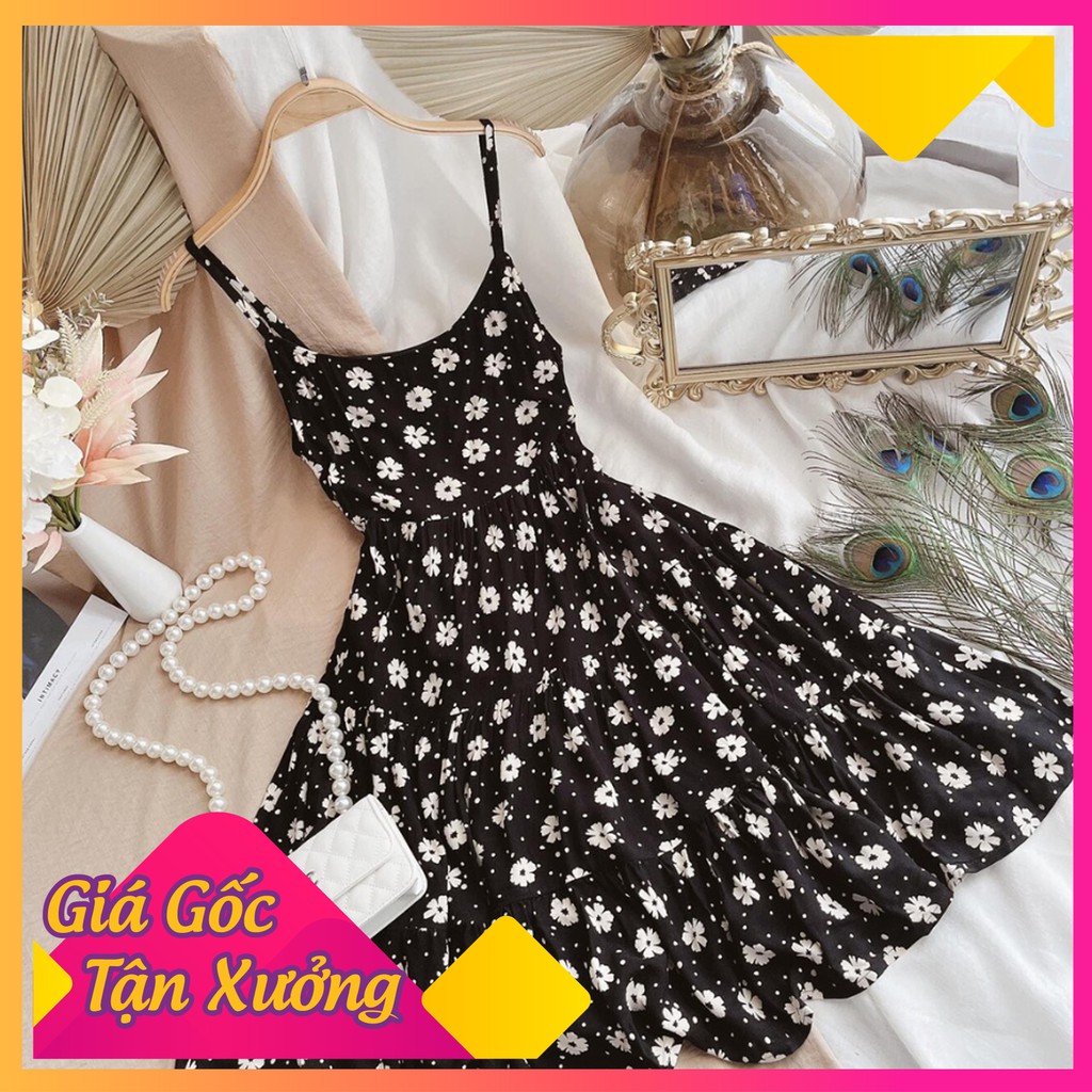 [Mã FATHANG5 giảm 10K đơn 50K]Váy babydoll kiểu dáng của mùa hè mát đẹp Váy nữ đẹp, váy nữ xinh, váy đen đẹp