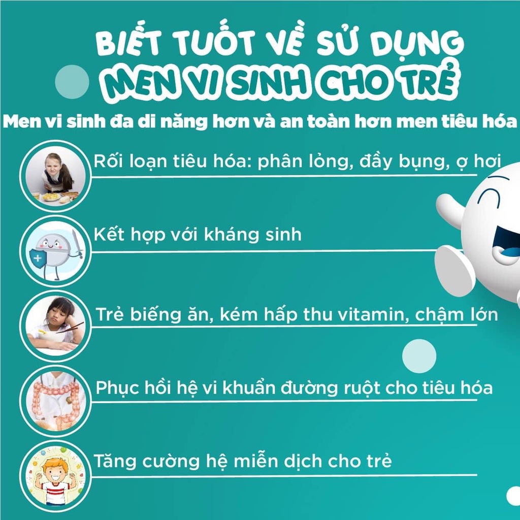 Ống Men Vi Sinh PROGERMILA Hộp 20 ống, Men vi sinh hỗ trợ đường ruột cho bé - Chính Hãng