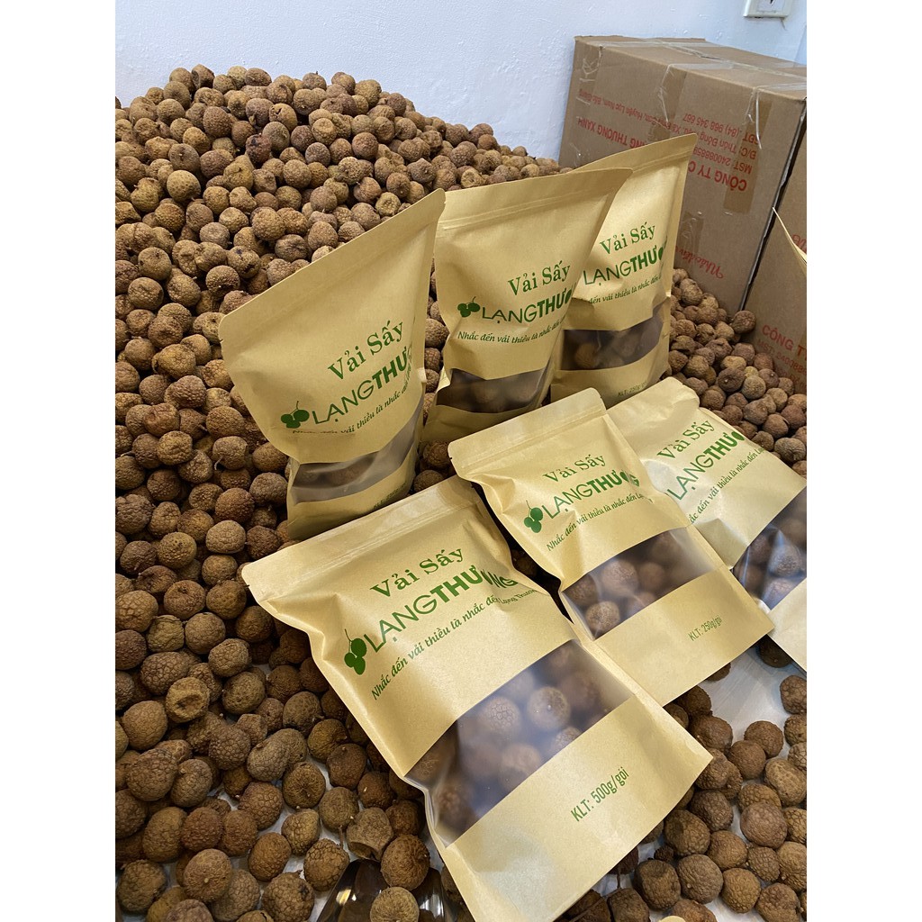 Combo 1kg Vải thiều sấy khô Lạng Thương (02 gói 500g) | BigBuy360 - bigbuy360.vn
