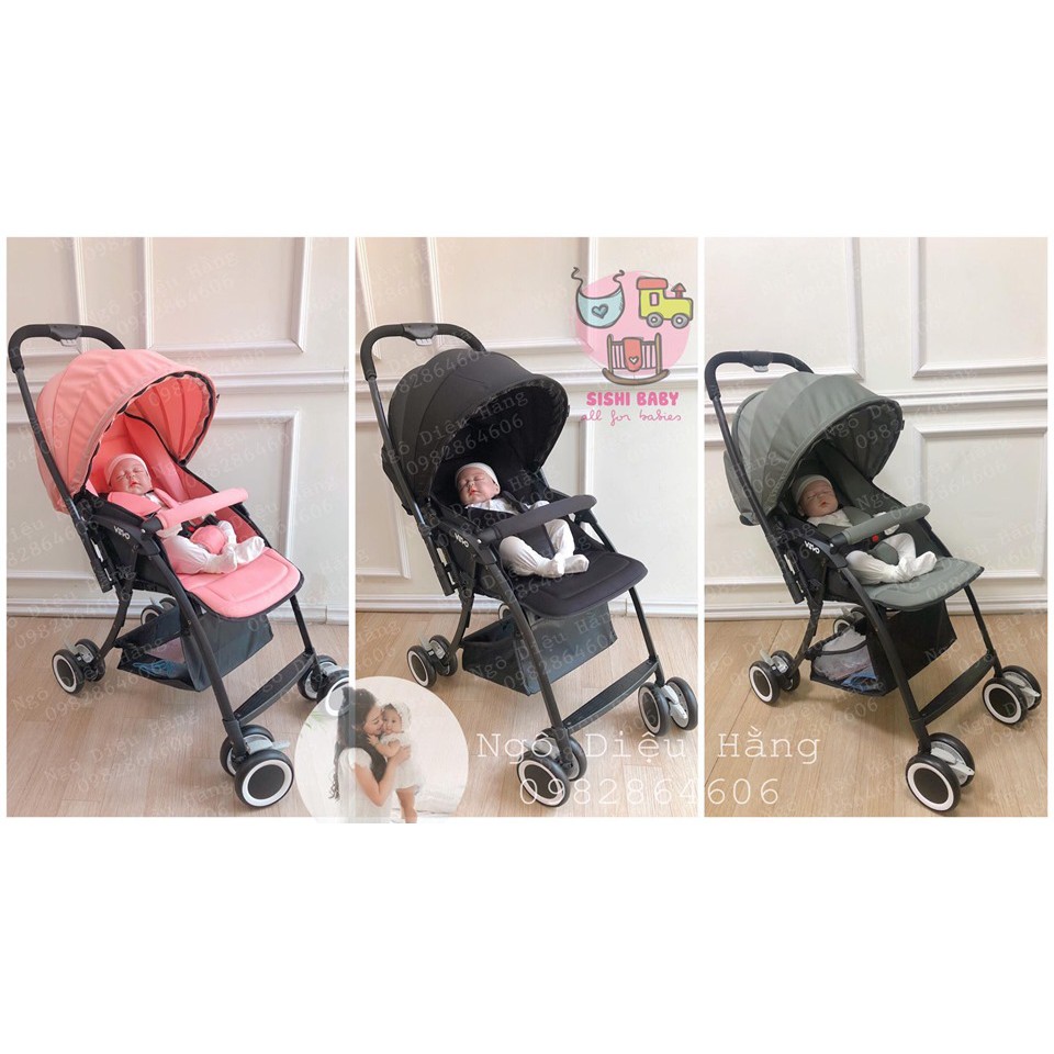 Xe đẩy Vovo 2 chiều- Phiên bản mới kèm chắn nắng
