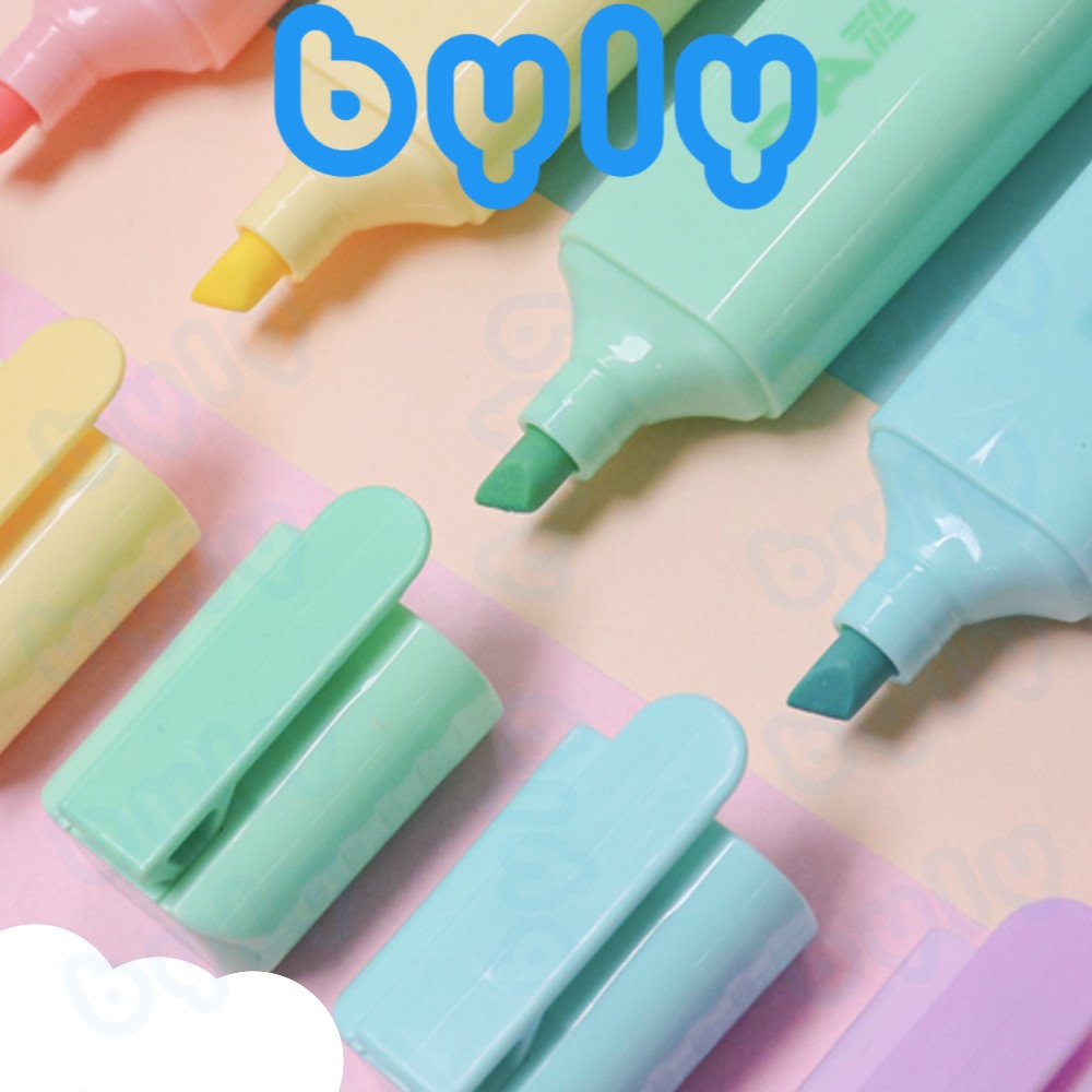 Bút dạ quang cây lớn màu pastel FO-HL009 𝑻𝒉𝒊𝒆̂𝒏 𝑳𝒐𝒏𝒈 - ByLy Store