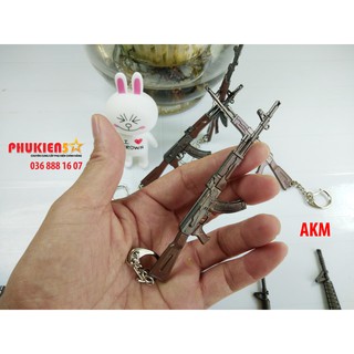 Móc khóa Pubg AKM cực chất - Chất liệu kim loại - sơn tĩnh điện cực bền