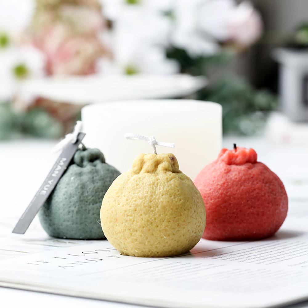 Khuôn Làm Nến/Xà Phòng Hình Trái Cây 3D Bằng Silicone