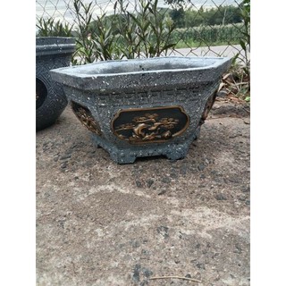 Khuôn đúc chậu lục giác 40 lọt lòng 36 cao chậu 22