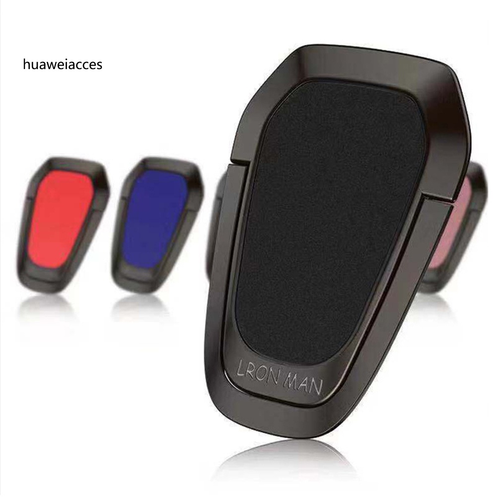 HUA Ultra-thin Metal 360 Degree Rotation Mobile Phone Ring Holder Anti-slip Bracket