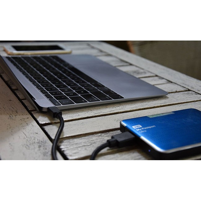 Cáp chuyển đổi USB type C cho ổ cứng di động kết nối Macbook Pro