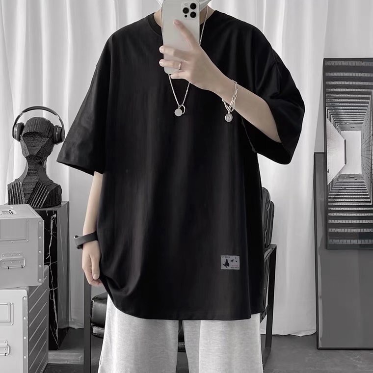 Áo Thun Tay Ngắn Dáng Rộng Phong Cách Hip Hop Nhật Bản Thời Trang Cá Tính Cho Nam