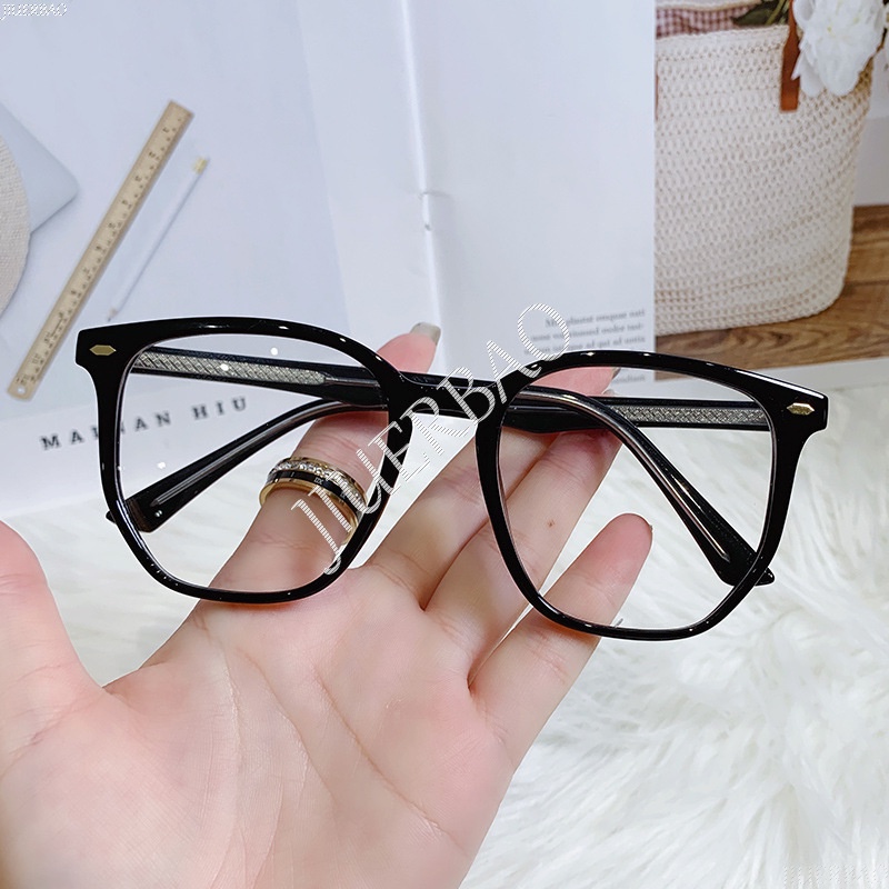 Kính TR90 Gọng Linh Hoạt Chống Tia Bức Xạ Tròng Kính Xanh Thời Trang Mới Cho Nam Nữ