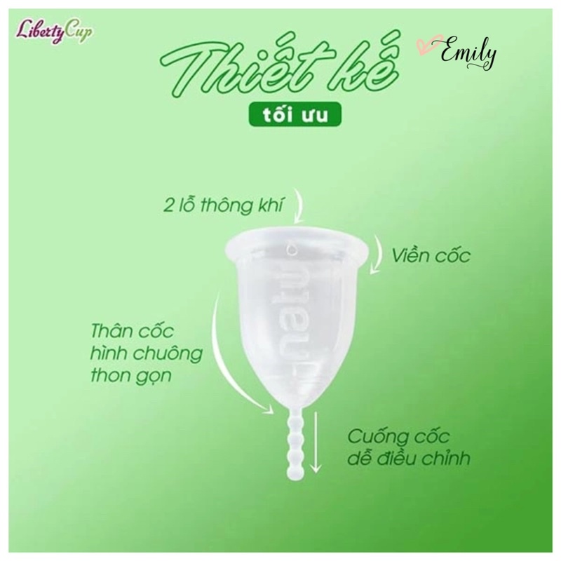 Cốc nguyệt san LIBERTY CUP hàng Pháp