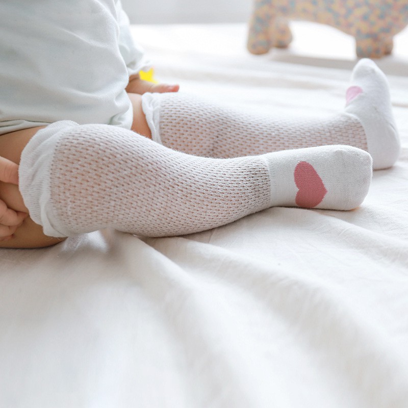 Vớ dài co giãn thoáng khí dễ thương cho bé