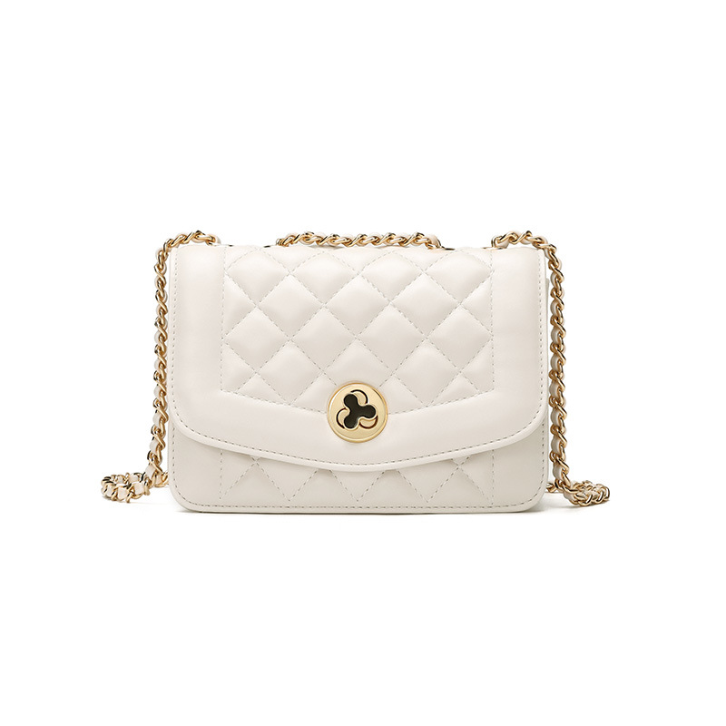 Túi đeo vai IELGY dáng vuông nhỏ chuỗi dây xích thời trang dành cho nữ