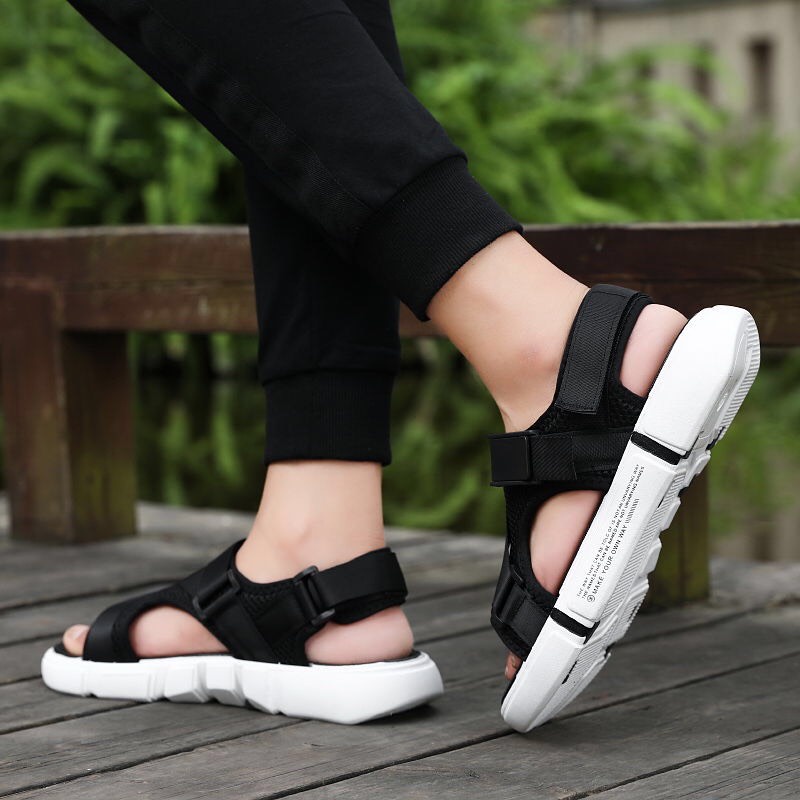 Dép Sandal Nam Nữ Quai Ngang , Dép Sandal Học Sinh Quai Dù Vải Dp23