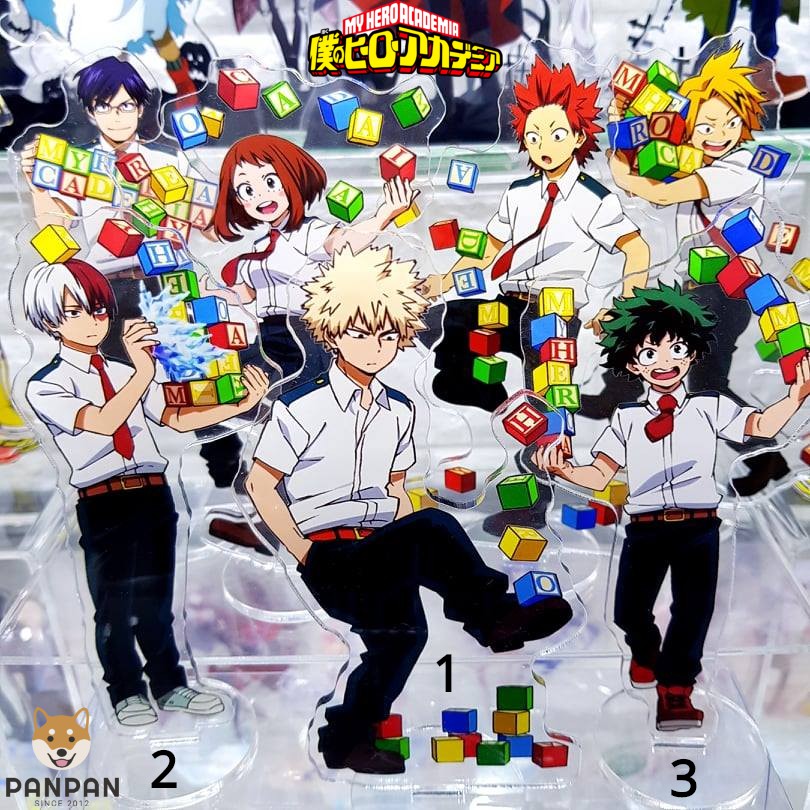 Mô Hình Standee Acrylic Anime Hình My Hero Academia phiên bản Xếp Hình