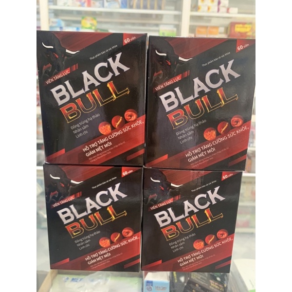 Viên tăng lực BLACK BULL - Hỗ trợ tăng cường sức khỏe, giảm mệt mỏi ( Hộp 60viên )