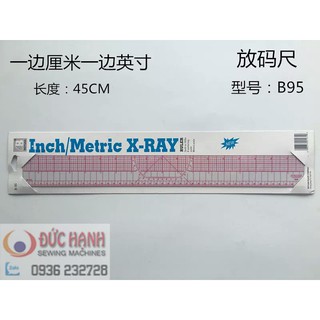 Thước thẳng tỉ lệ 50cm