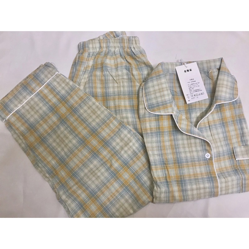 [Sẵn] BN1_Bộ ngủ pijama | bộ mặc nhà dài tay kẻ caro ulzzang nhẹ nhàng Hàn Quốc