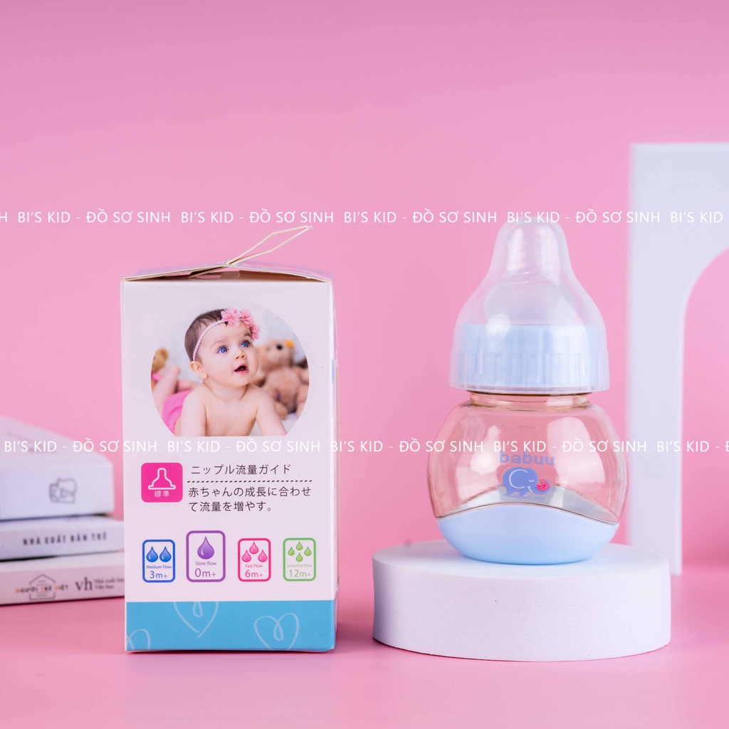 Bình sữa cho béFREESHIPBình sữa Babuu 75ml cho bé sơ sinh