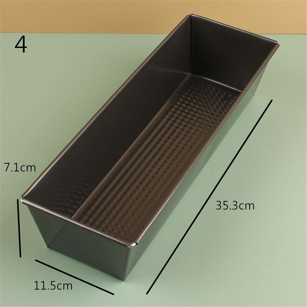 Khuôn Nướng Bánh Mì Hình Vuông Bằng Thép Carbon Chống Dính
