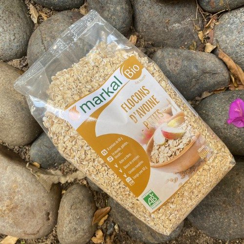 Yến mạch cán mỏng hữu cơ Markal 500g