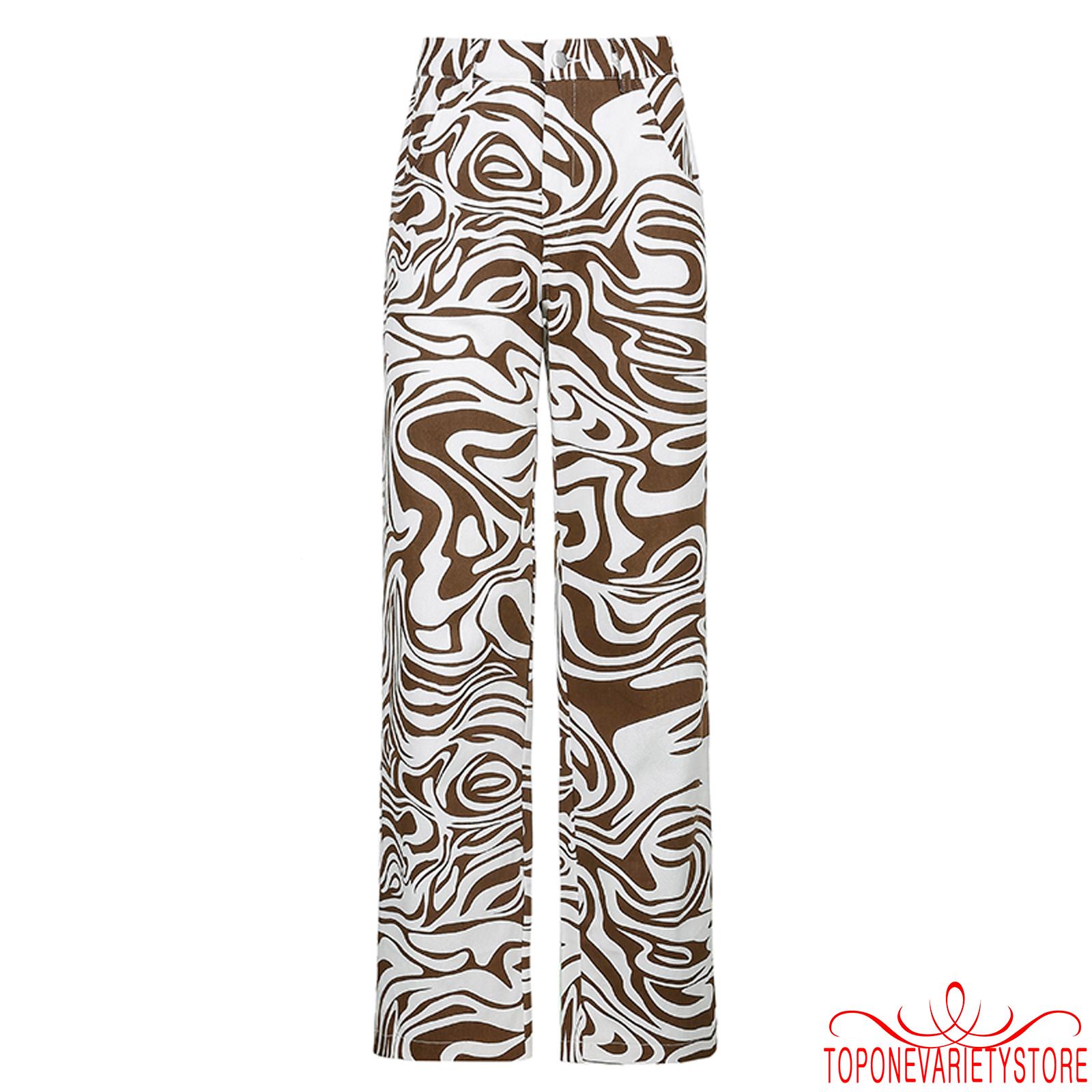 [Mã FADIRECT20 giảm 20K đơn 150K] Quần Dài Ống Rộng Họa Tiết Sọc Thời Trang Dành Cho Nữ | BigBuy360 - bigbuy360.vn