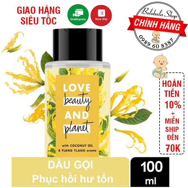 Dầu Gội Love Beauty And Planet Hope And Repair Phục Hồi Hư Tổn 100ml