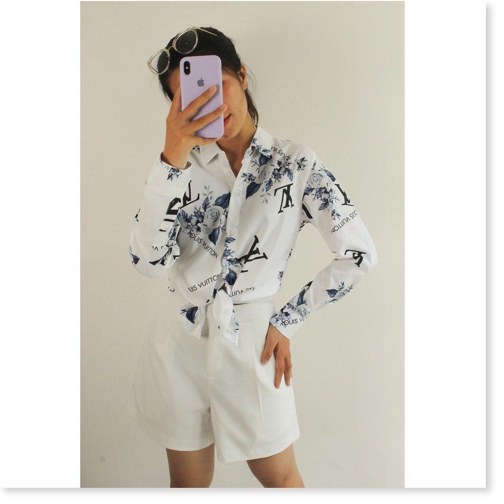 ÁO ĐÔI SƠ MI LỤA CAO CẤP,MÀU SẮC SANG TRỌNG,HỌA TIẾT XINH XẮN,MẪU HOT NHẤT NĂM NAY LANA FASHION