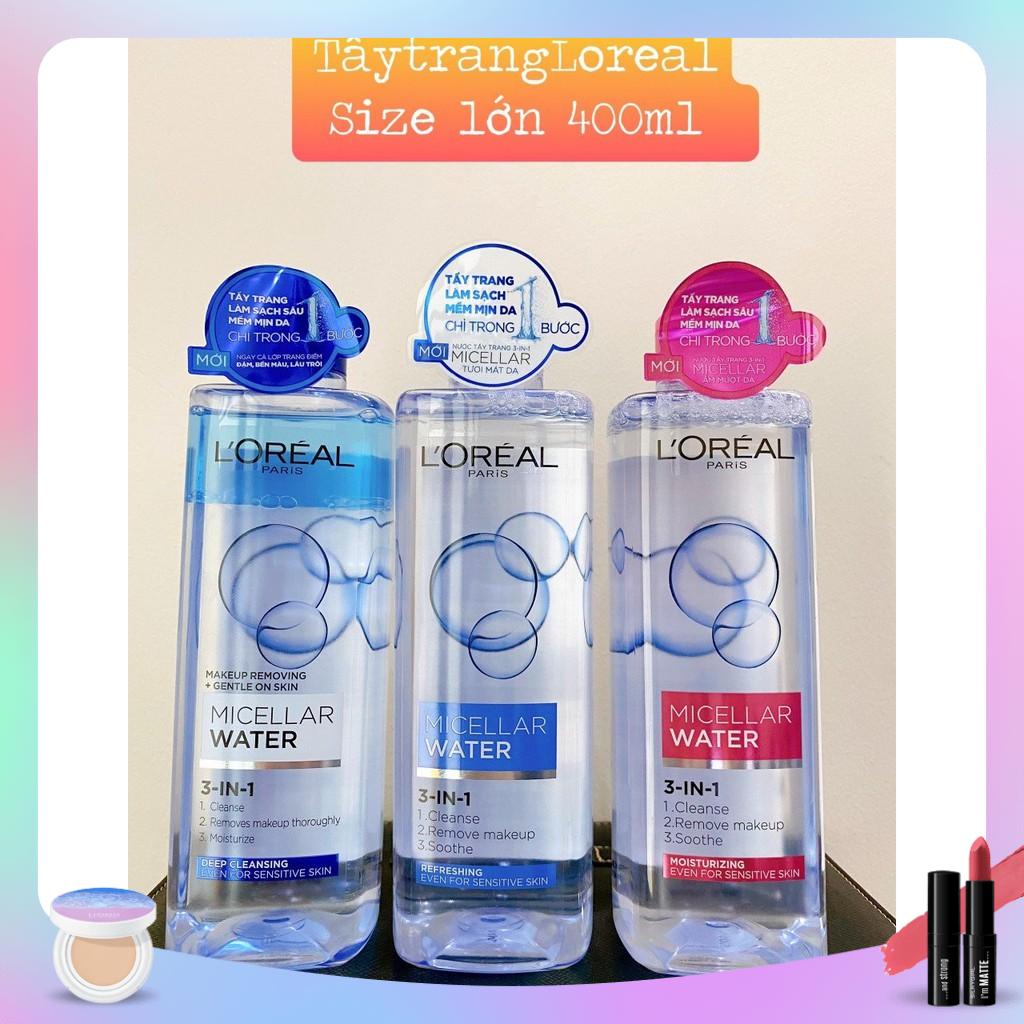 Nước tẩy trang Loreal - L'Oreal Paris 3-in-1 Micellar Water