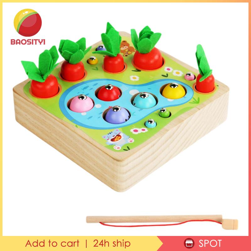 Baosity1] Củ Cà Rốt Đồ Chơi Montessori Cho Bé 1 2 3 Tuổi