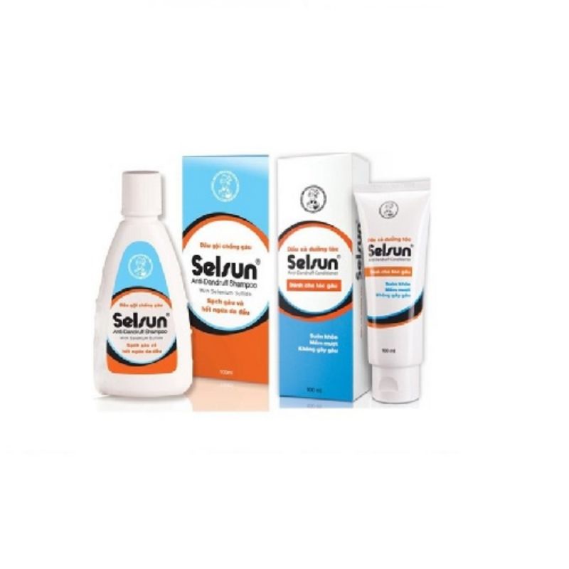 Dầu gội chống gàu Selsun 5ml và 100ml/Dầu xã dưỡng tóc Selsun 100ml)