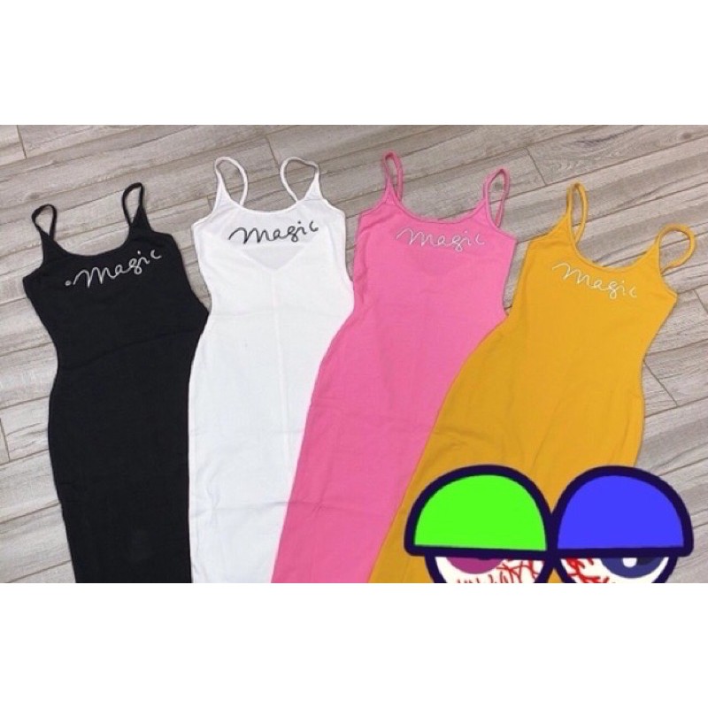 Váy hai dây - đầm body chữ ma g ic | BigBuy360 - bigbuy360.vn