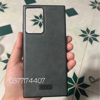 Ốp lưng Sulada da cho Samsung Galaxy Note 20/ Note 20 Ultra, 5G viền dẻo chống sốc da siêu đẹp